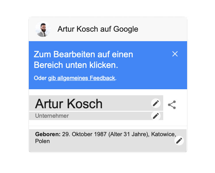 Änderungen für den Knowledge-Graph von Artur Kosch verwalten