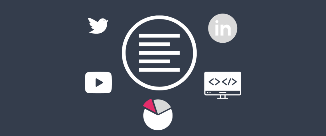 Eine Grafik zeigt, dass Micro Content den Longform-Content umgibt und auf ihn weiterleitet.