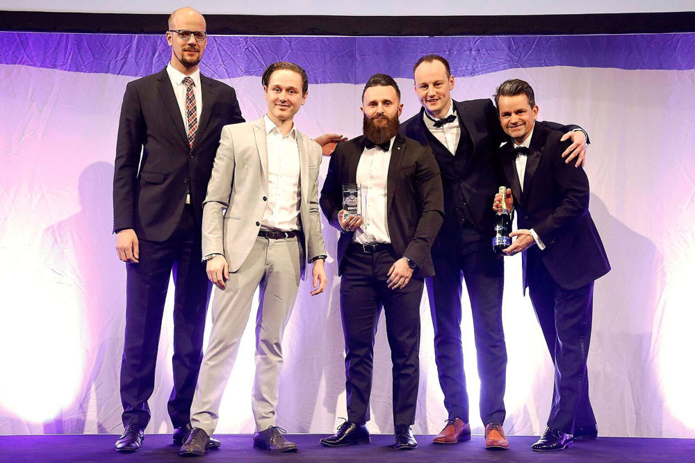 Kosch Klink Performance nimmt den SEMY Award 2018 entgegen