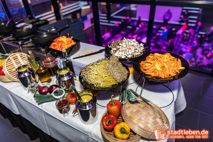 Das Abend-Buffet am OMT 2021.