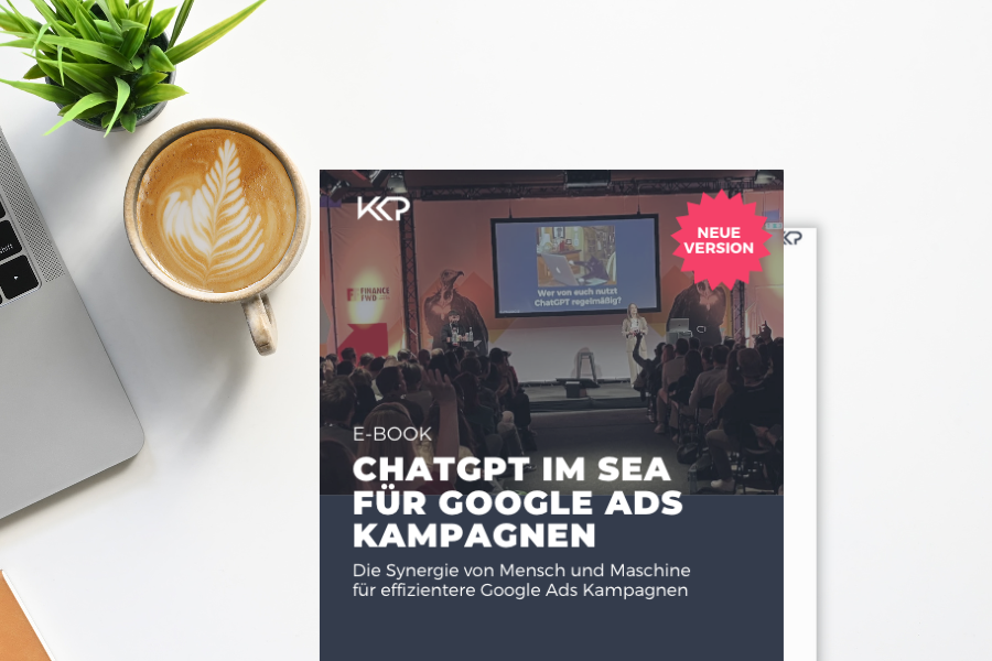 Vorschaubild E-Book: ChatGPT im SEA für Google Ads Kampagnen
